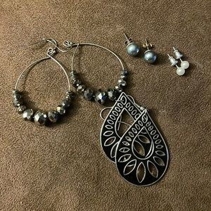 Earrings- 4 pairs